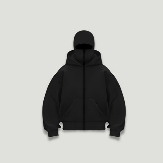 Sudadera con capucha y balaclava
