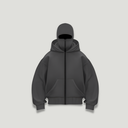 Sudadera con capucha y balaclava