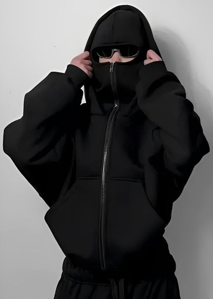 Sudadera con capucha y balaclava