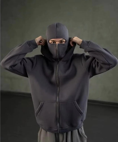 Sudadera con capucha y balaclava