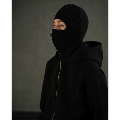 Sudadera con capucha y balaclava